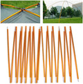 Tent Poles Replacement, Lightweight Tent Pole Repair Kit -24 Sections Aluminum Alloy Anti-UV Windproof Waterproof Tent Poles Awning Poles for Outdoor Camping
