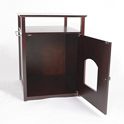 Cat Washroom Night Stand Pet House with Hidden Litter Box C4401