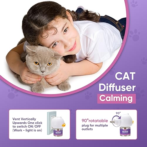 Cat Calming Pheromone Diffuser Refill for Anxiety Relief Z27203