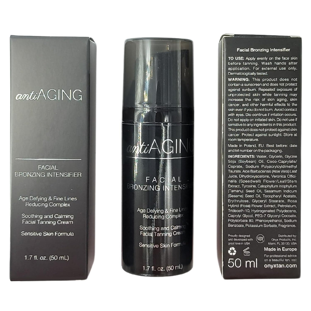 Anti-Aging Face Tanning Lotion for Tanning Beds with Bronzer Z370027