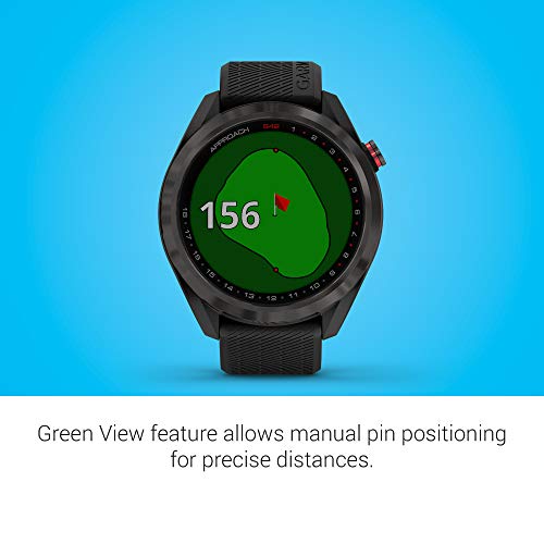 Golf Smartwatch with Large Color Touchscreen and Ceramic Bezel D958