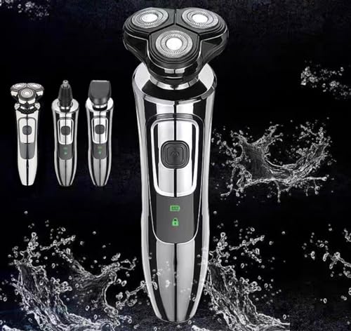 Electric Razor for Men, Rechargeable Wet & Dry Shaver, IPX7 Waterproof G630