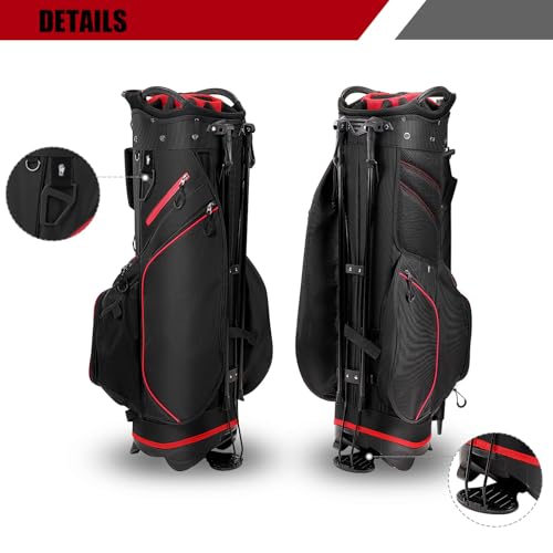 Golf Stand Bag for Men Navy 14 Way Divider Lightweight V146271