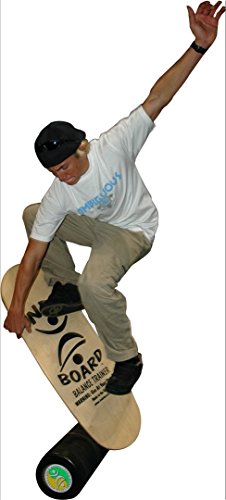 Balance Board with Roller for Surfers, Snowboarders, SUP, Fitness T412446
