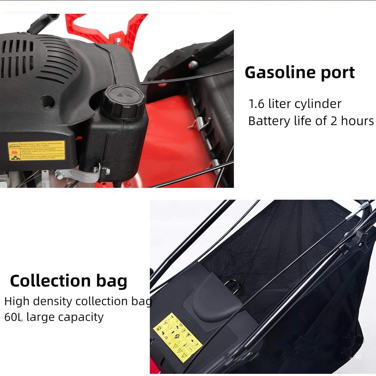 Self-Propelled 20-Inch Gas Lawn Mower with Bagger K89001