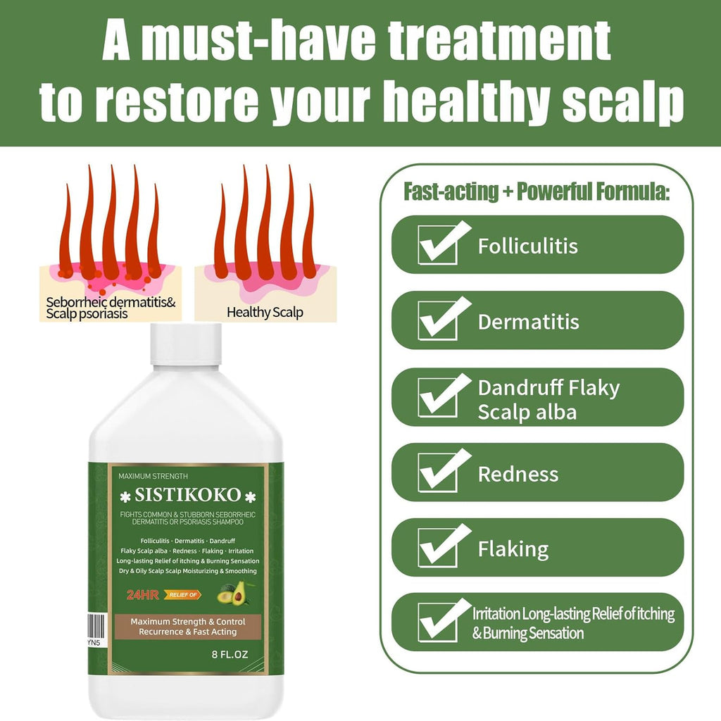 Folliculitis and Dandruff Shampoo for Itchy Scalp I698016