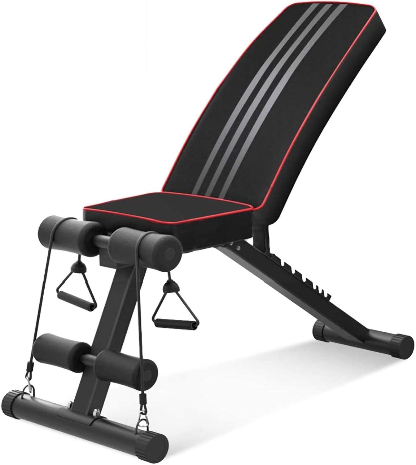 Folding Dumbbell Stool - Utility Adjustable Weight Bench - Foldable Flat/Incline/Decline Bench Press - Sit Up Bench - For Home Training Gym Weight Lifting