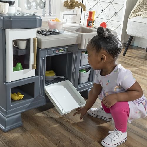 Gourmet Kitchen Playset for Kids, Indoor/Outdoor Play Kitchen, 20+ Piece Toy Set X985