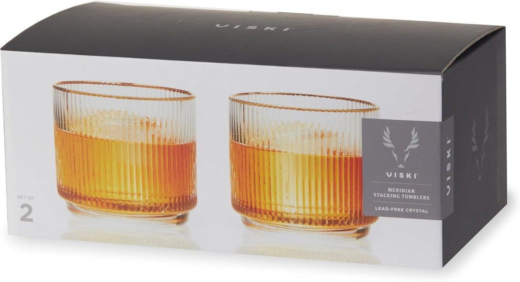 Crystal Lowball Whiskey Glasses, 12oz Set of 2 E3308