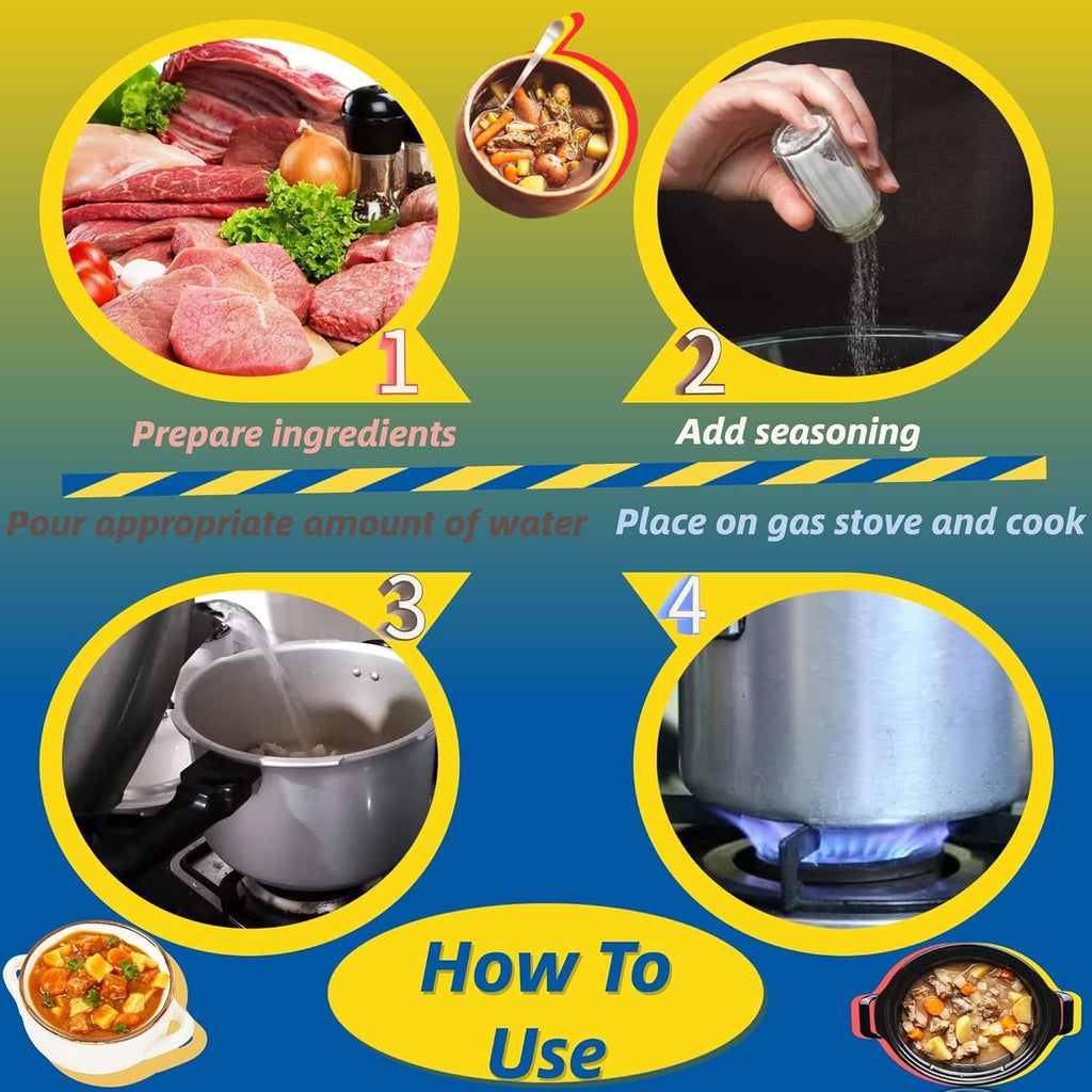 Stainless Steel Pressure Cooker, 3L, for Induction Cooker Y649169