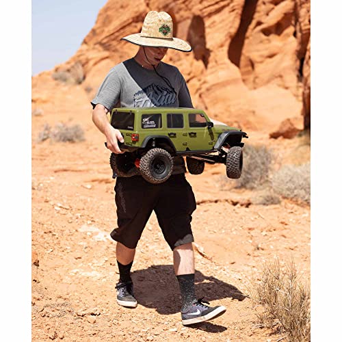 1/6 Scale RC Rock Crawler 4WD Truck, Silver U7349