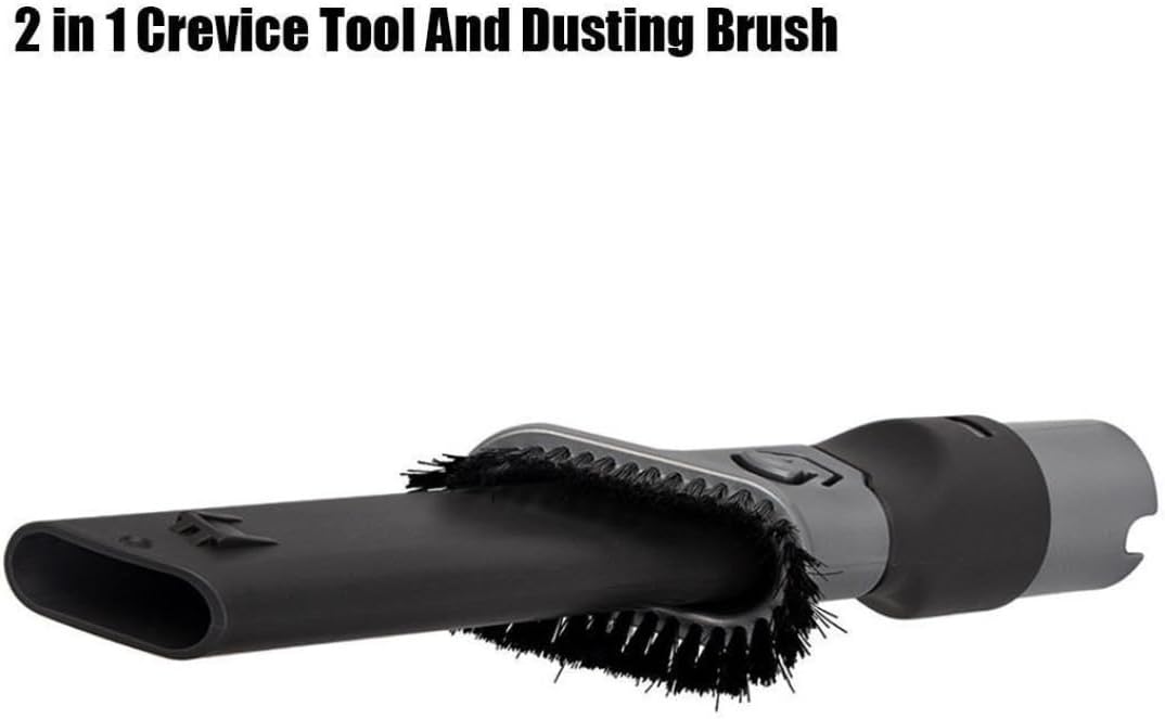 Dusting Brush Crevice Tool 35mm for Vacuum Cleaner, Gray I1427