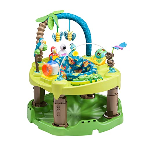 Evenflo ExerSaucer Triple Fun+ World Explorer Bouncing Activity Saucer