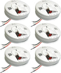 Kidde Smoke & Carbon Monoxide Detector, Hardwired Interconnect, Combination Smoke & CO Alarm with Battery Backup, Voice Alerts, Contractor 6 Pack