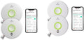 Kidde Smart Smoke & CO Detector WiFi Alexa Compatible Hardwired w/Battery Backup Voice App Alerts Smoke Detector 2 Pack