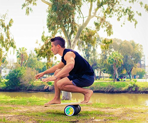 Balance Board for Fitness and Sports Training with Non-Slip Deck and Roller U656966