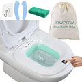 Sitz Bath, Electric Sitz Bath for Toilet Seat Hemorrhoids Postpartum Care Bowl, Sitz Baths Salts Tub for Women Men, Sits Bath Soak Pan, Butt Bath Basin, Portable, Water Spray Style, Blue