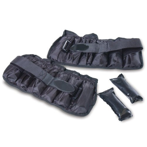 CAP Barbell Adjustable Ankle Weights |10-20lb Pair | Black
