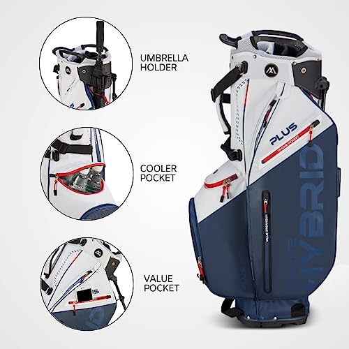 Hybrid Golf Cart Bag with Waterproof Pockets and Sturdy Leg Locks U4940