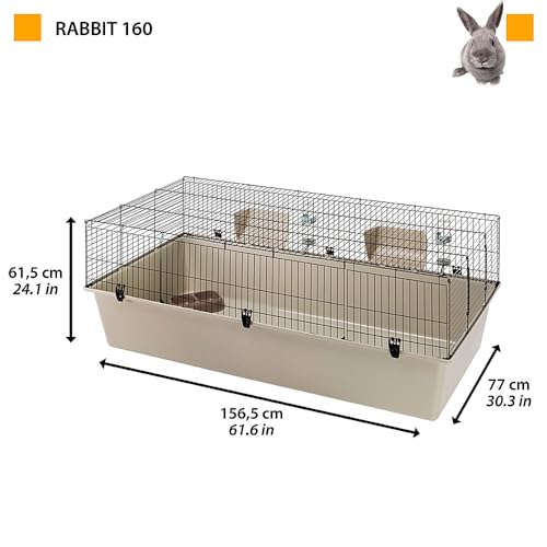 Rabbit Cage, 156.5 x 77 x 61.5 cm, Black Y9534