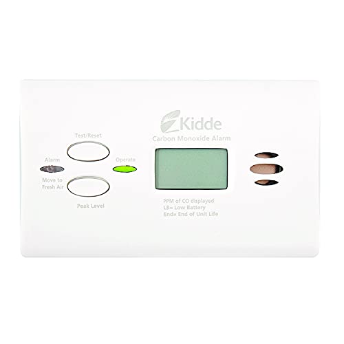 Carbon Monoxide Detector, AA Battery Powered CO Alarm with LEDs X7018