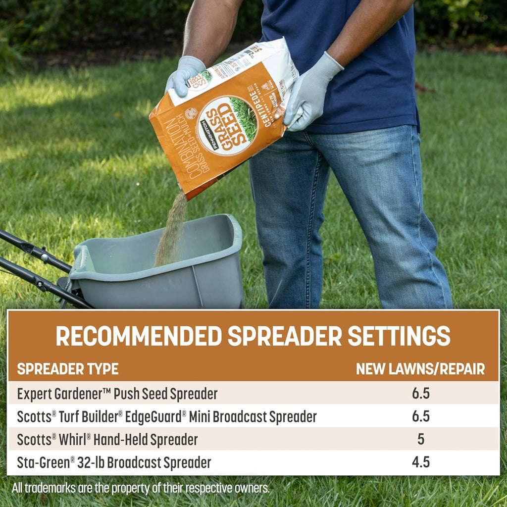Centipede Grass Seed & Mulch 5 LB M4553