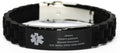 Personalized Medical Alert Bracelet For Men Women and Kids - Customized Medical ID Bracelet - Emergency Bracelet - Engraved Medical Information Bracelet - Patient Gift