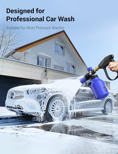 Heavy Duty Car Wash Foam Cannon for Pressure Washers with Adjustable Nozzle H32177