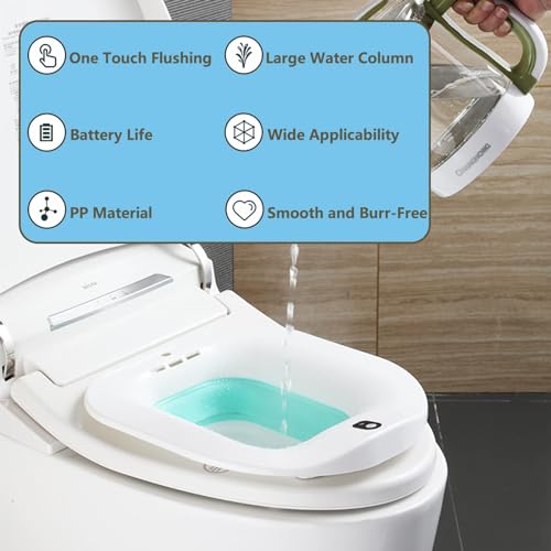 Sitz Bath Basin for Postpartum Care, Hemorrhoid Relief, and Perineum Cleansing S251