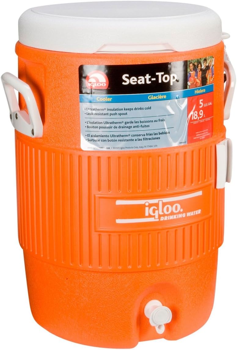 5 Gallon Cooler with Seat Lid I3895