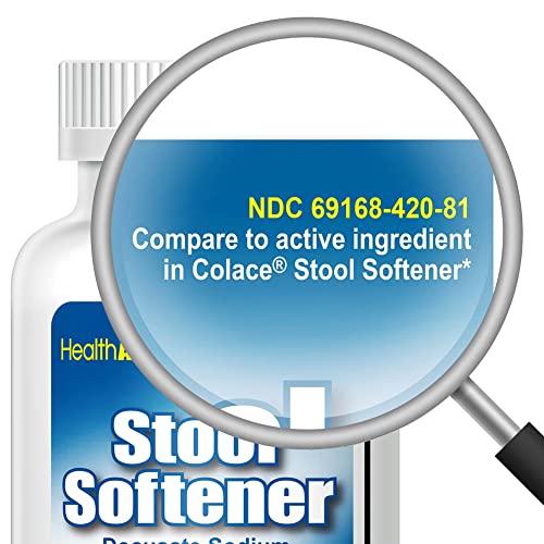 Stool Softener Docusate Sodium 100mg Red & White Capsules Gentle Constipation Relief 400 Counts Q72634