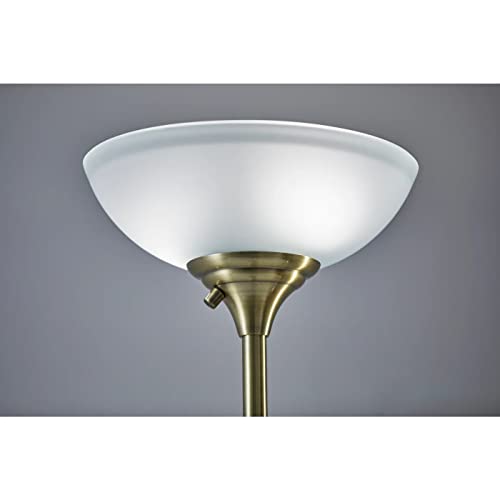 Bergen Torchiere Floor Lamp, Black B303