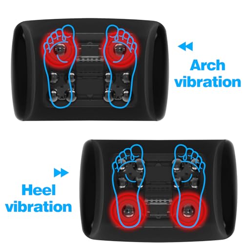Electric Shiatsu Foot Massager with Heat, Vibration for Plantar Fasciitis and Muscle Tension M6543