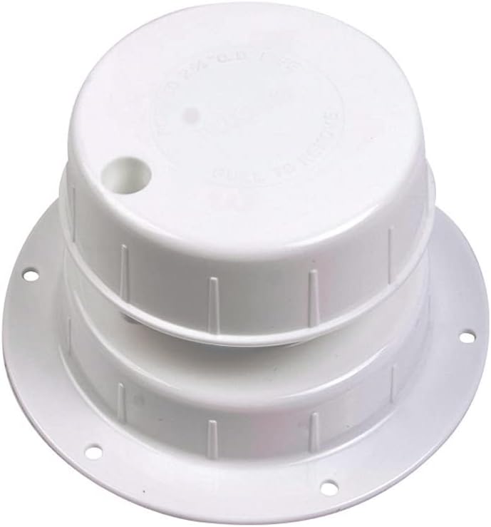 RV Plumbing Vent Caps Replacement Plastic Roof Cover for RV Trailer Roof Vent Cover 1 to 2 3/8 Inch Pipe