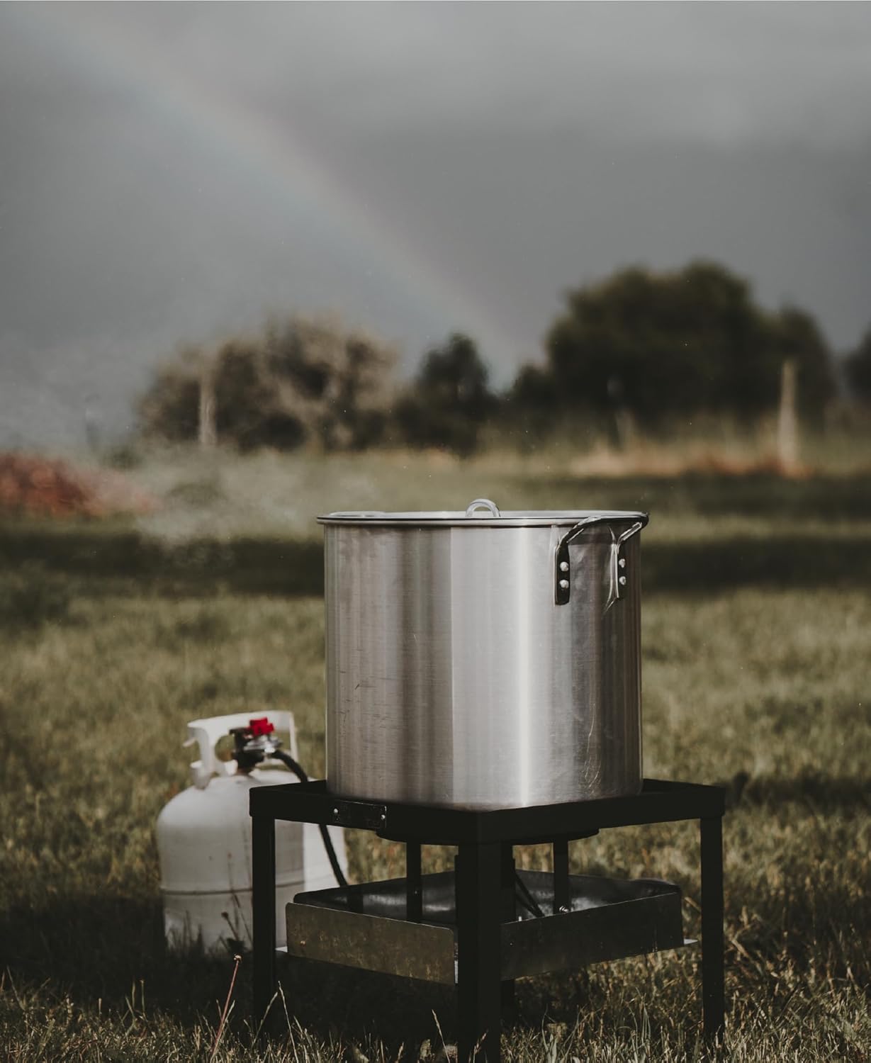 Seafood Boil Kit with Propane Burner and 80Qt Pot R344543