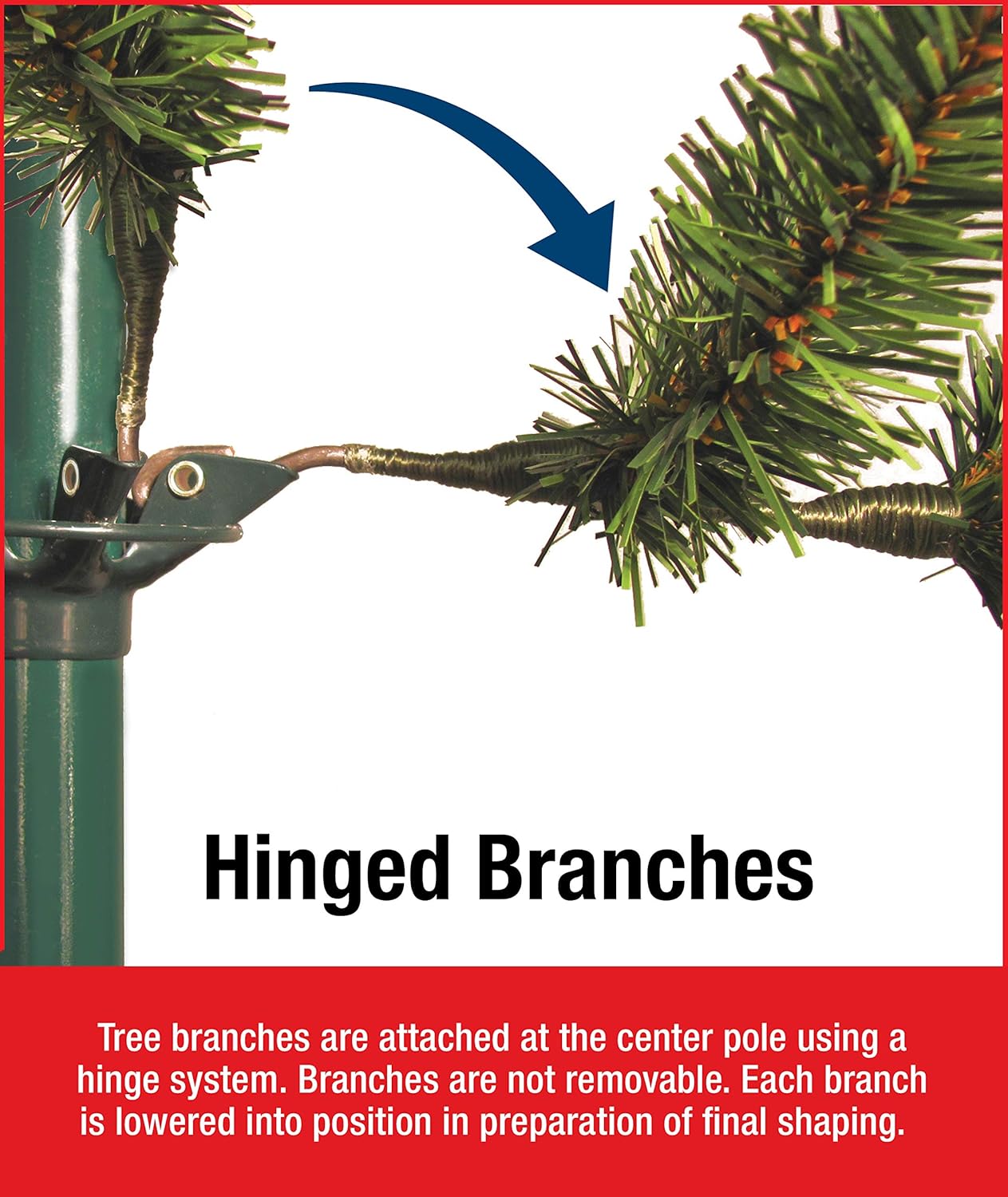 Artificial Holiday Prelit Christmas Tree with 750 Clear Lights, Pinecones, and Metal Stand A566715
