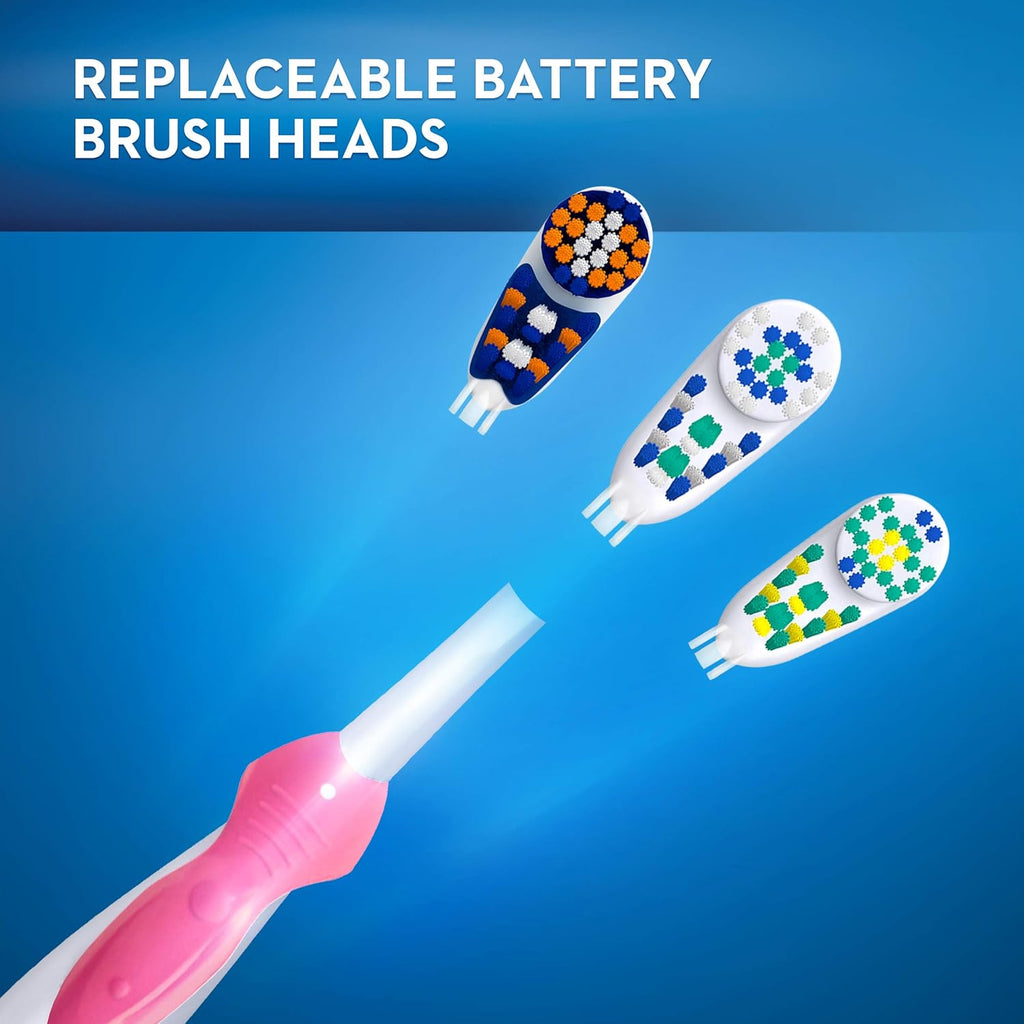 Soft Battery Powered Toothbrush Replacement Brush Heads, 2 Count I77737