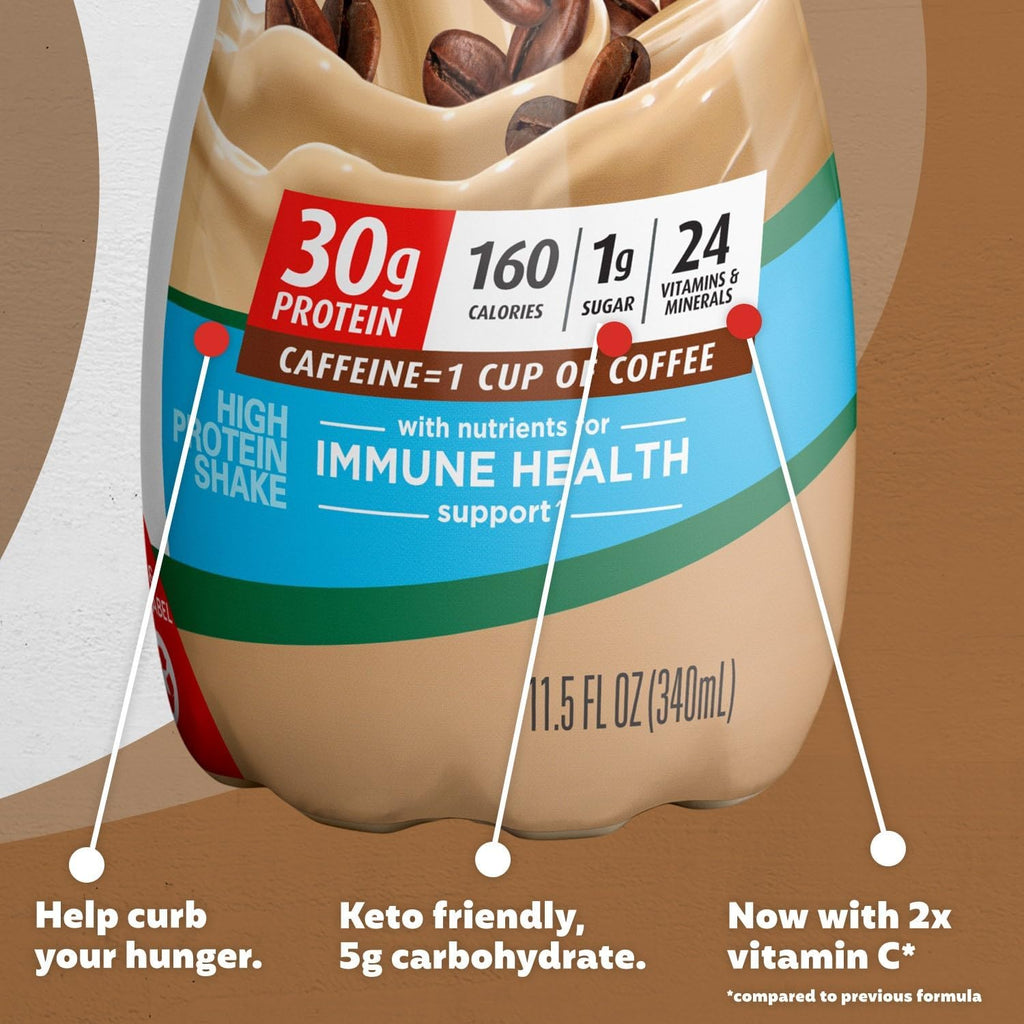 Café Latte Protein Shake, 30g Protein, 11.5 fl oz Z8511