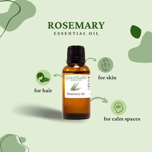 Rosemary Essential Oil 16 fl oz, Pure & Uncut, Aluminum Bottle M11502