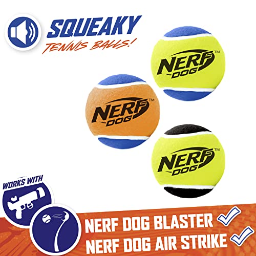 Dog Tennis Ball Toy with Squeaker, 2.5 Inches, 3 Pack Y88390