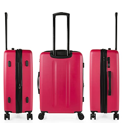 Hard Shell Suitcase Set of 2-4, Double Wheel, TSA Lock, Lightweight T12522