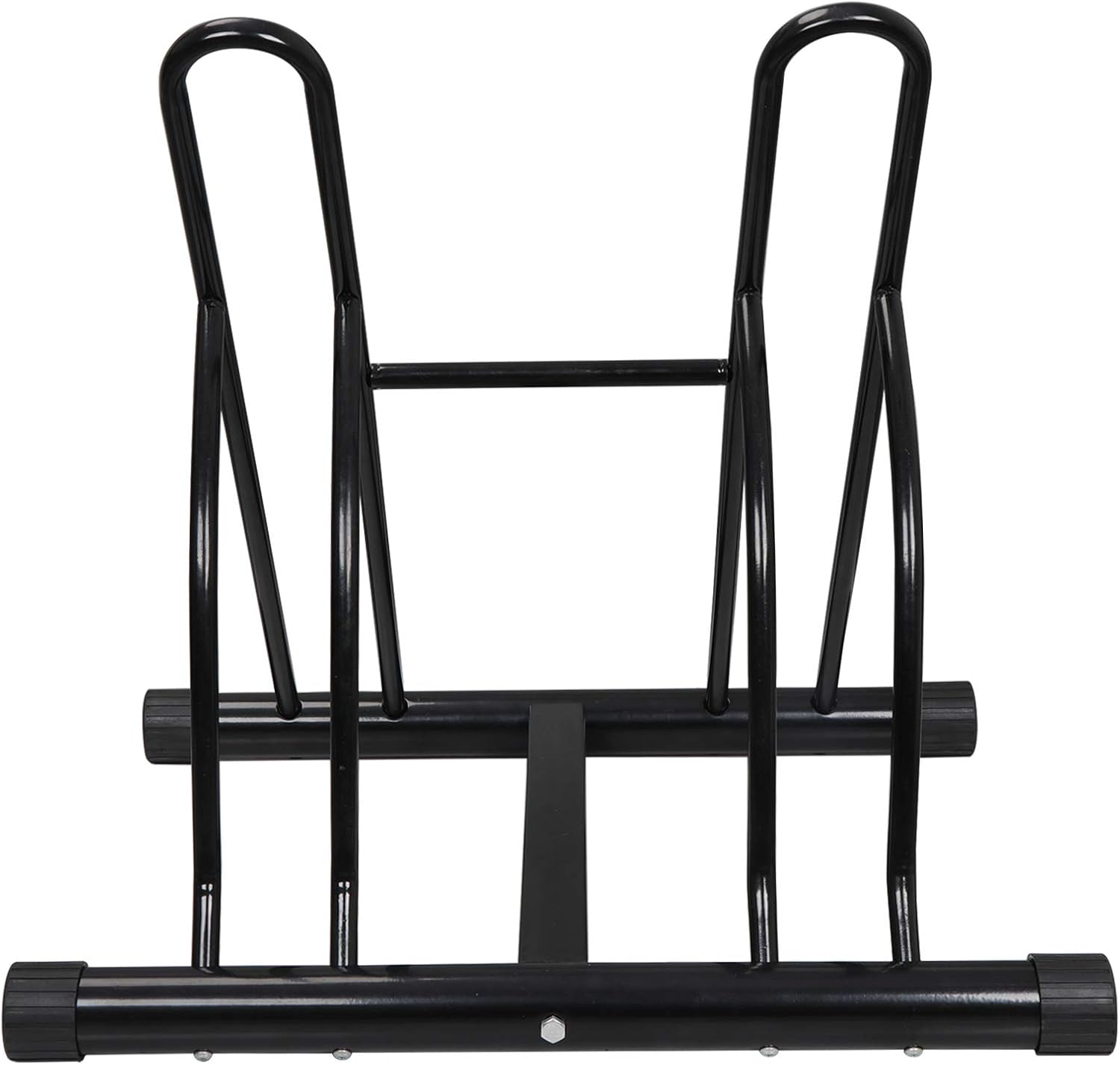 2 Bike Floor Stand Bicycle Rack, Free Standing Cycling Rack Storage Organizer B5105