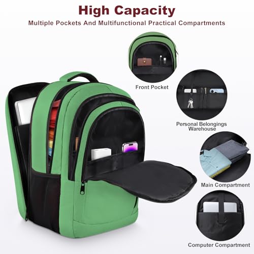 17.3 inch Anti Theft Laptop Backpack with USB Charging Port, Waterproof, Blue L951472