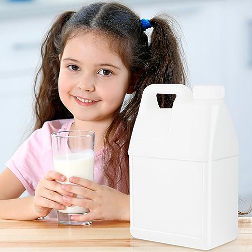 2.5 Gallon Clear Plastic Jugs with Lids and Ergonomic Handle E176937
