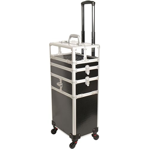 Professional Makeup Train Case with Rolling Wheels C17052