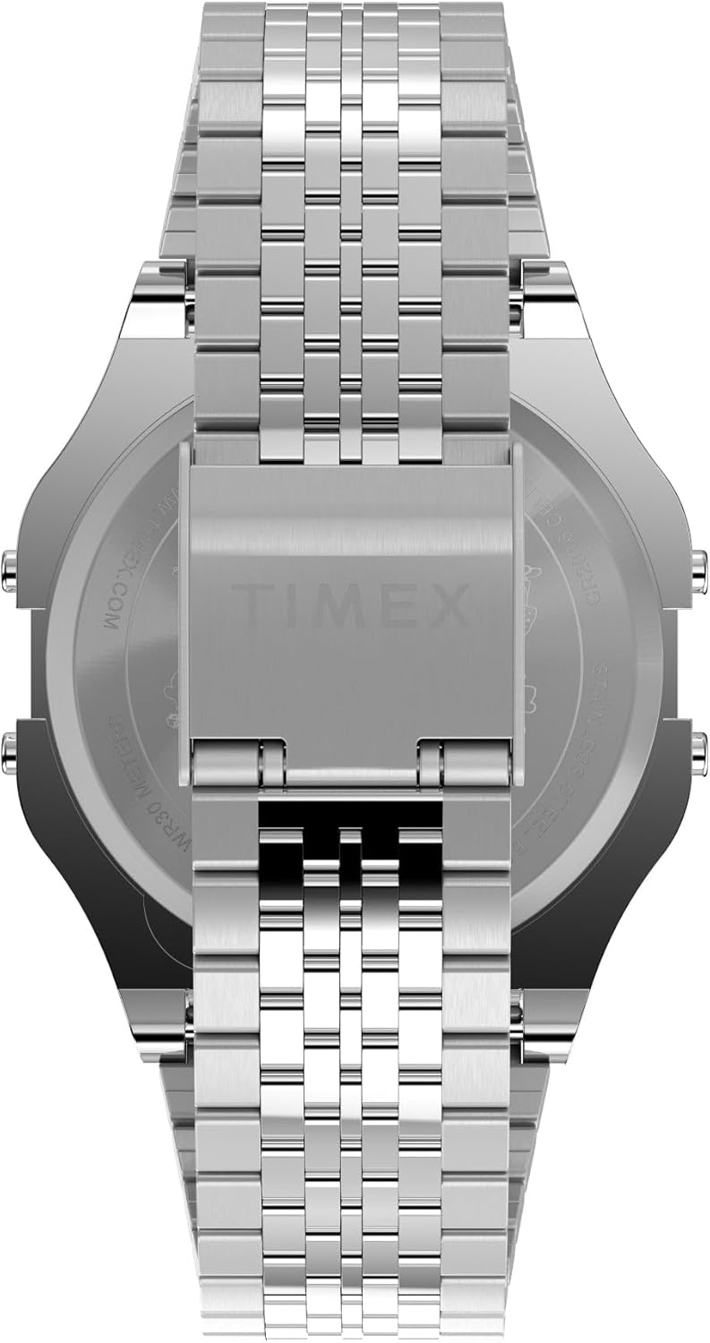 34 mm Digital Bracelet Watch Silver E49579
