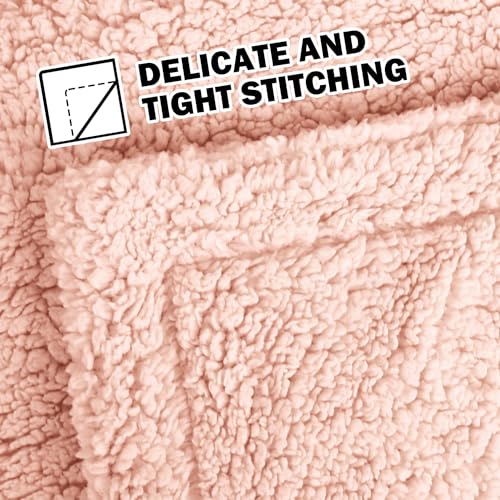 Soft Dog Blanket for Small Dogs Puppy Washable Sherpa Fleece 24x32 Inches W443