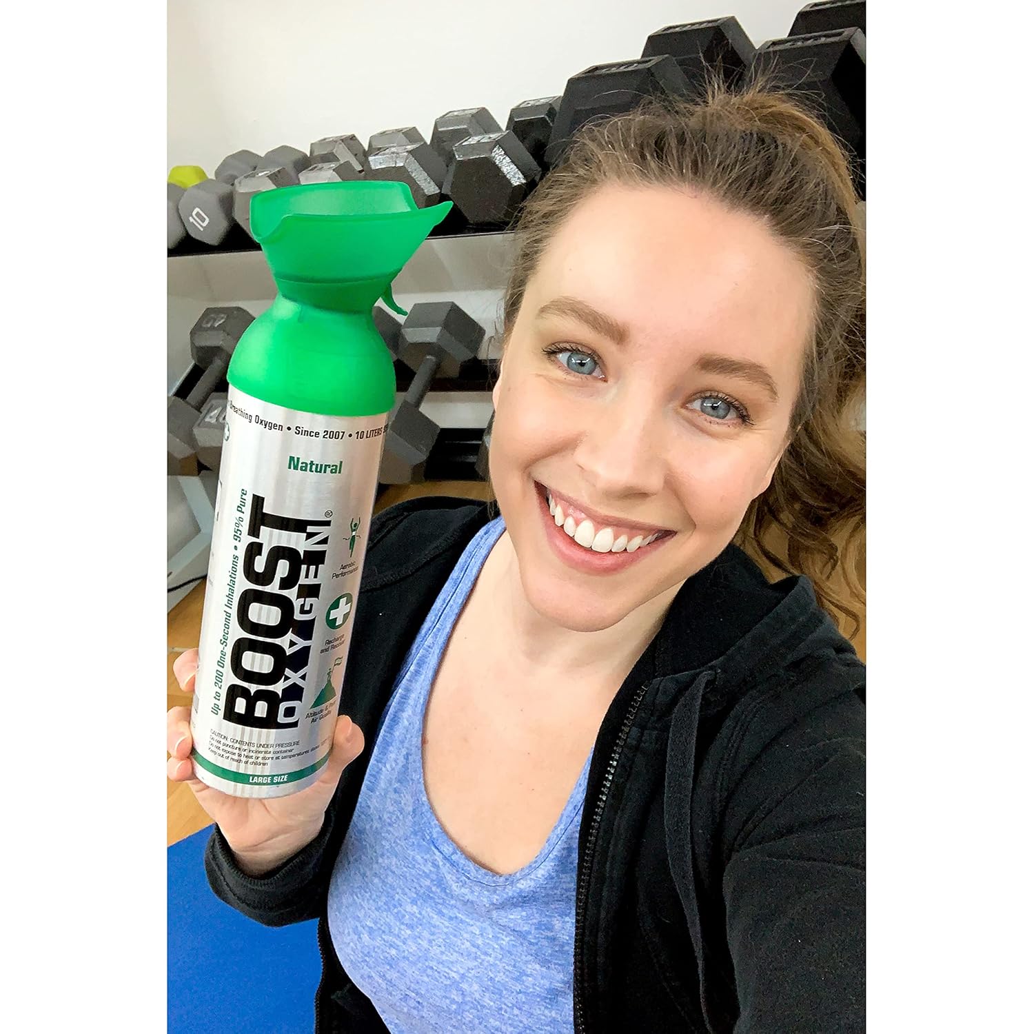 Supplemental Oxygen 5 Liter Canister with Mouthpiece for Altitude Recovery T446