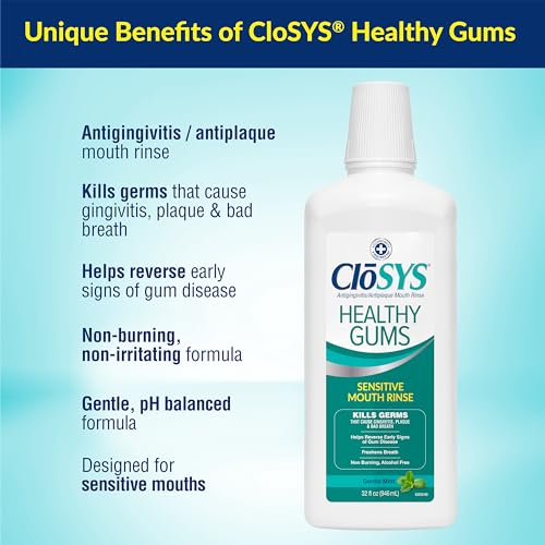 Mouthwash, Antiplaque and Antigingivitis, Non-Burning – 32 Fl Oz (Twin Pack) M882