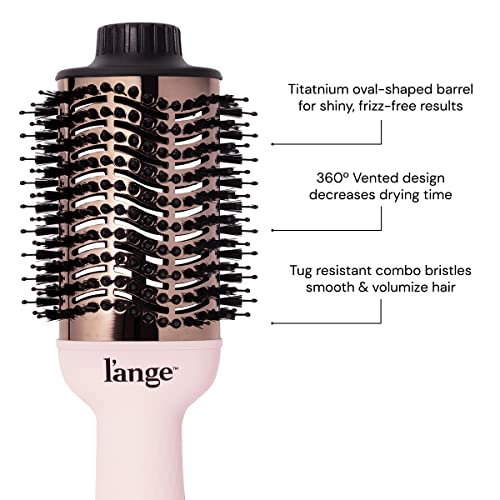 2-in-1 Titanium Blow Dryer Brush with Oval Barrel for Smooth, Frizz-Free Results F7223